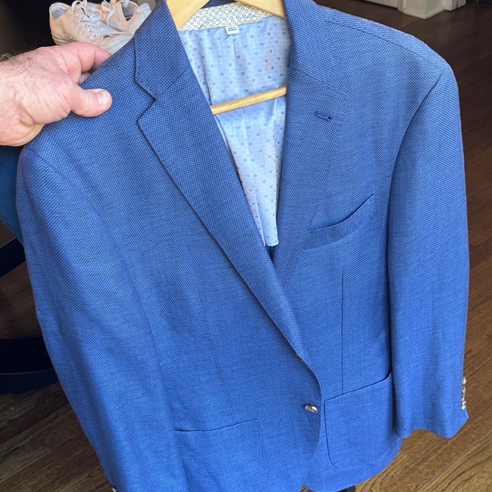 Elegant Blue Men's Blazer